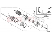 HONDA VT750CSC Shadow 2012 E-12 STARTER ENGINE