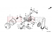 HONDA VT750CSC Shadow 2012 E-13 OIL PUMP