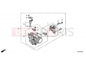 HONDA VT750CSC Shadow 2012 E-22 THROTTLE HOUSING