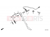 HONDA VT750CSC Shadow 2012 F-31 SIDE SHELF (VT750C2B / C2S / CS / C / CA)