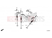 HONDA VT750CSD Shadow 2013 E-3-10 CAMSHAFT VALVE (REAR)