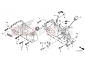 HONDA VT750CSD Shadow 2013 E-6 RIGHT CRANKSHAFT COVER (VT750C / C2S / CA / CS)
