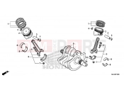 HONDA VT750CSD Shadow 2013 E-16 CRANKSHAFT