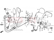HONDA VT750CSD Shadow 2013 F-4 HANDLE LEVER / SWITCH / CABLE