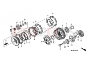 HONDA VT750DCA3 Shadow Spirit 2003 E-7 CLUTCH