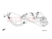 HONDA VT750DCA3 Shadow Spirit 2003 E-17 WATER PIPE