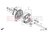 HONDA VT750DCA3 Shadow Spirit 2003 F-11 REAR BRAKE PANEL