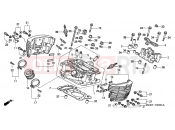 HONDA VT750DCB3 Shadow Spirit 2003 E-2-1 REAR CYLINDER HEAD