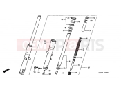 HONDA VT750DCB3 Shadow Spirit 2003 F-8 FRONT FORK