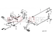 HONDA VT750DCB3 Shadow Spirit 2003 F-18 PEDAL