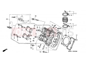 HONDA VTR1000FY Super Hawk 2000 E-2 CYLINDER HEAD (FRONT)