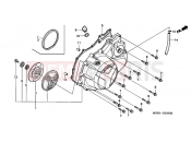 HONDA VTR1000FY Super Hawk 2000 E-5 RIGHT CRANKSHAFT COVER