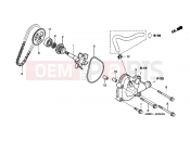 HONDA VTR1000FY Super Hawk 2000 E-6 WATER PUMP