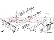 HONDA VTR1000FY Super Hawk 2000 F-22 SWING ARM