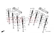 HONDA VFR8002 VFR 2002 E-3-1 CAMSHAFT / VALVE (REAR)