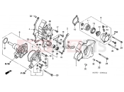 HONDA VFR8002 VFR 2002 E-9 WATER PUMP