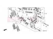 HONDA VFR8002 VFR 2002 F-11-1 B. FRONT BRAKE CALIPER
