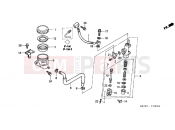 HONDA VFR8002 VFR 2002 F-13 REAR MASTER CYLINDER