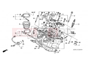 HONDA VFR8004 VFR 2004 E-2-1 CYLINDER HEAD (REAR)