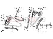 HONDA VFR8004 VFR 2004 E-4 TIMING CHAIN ​​/ TENSIONER