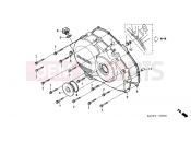 HONDA VFR8004 VFR 2004 E-5 RIGHT CRANKSHAFT COVER
