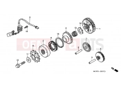 HONDA VFR8004 VFR 2004 E-7 IGNITION DISTRIBUTOR GENERATOR