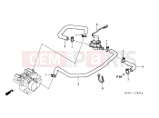 HONDA VFR8004 VFR 2004 E-18 AIR BLOW CONT. VALVE