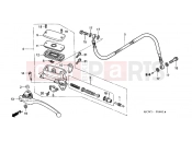 HONDA VFR8004 VFR 2004 F-6 CLUTCH MASTER