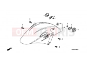 HONDA VFR8004 VFR 2004 F-9 FRONT FENDER