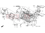 HONDA VFR8006 VFR 2006 E-2 CYLINDER HEAD (FRONT)