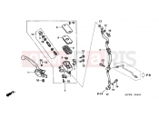 HONDA VFR8006 VFR 2006 F-4 FRONT MASTER CYLINDER (VFR800)