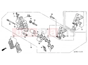 HONDA VFR8006 VFR 2006 F-11 J. FRONT BRAKE CALIPER