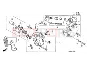 HONDA VFR8006 VFR 2006 F-11-1 B. FRONT BRAKE CALIPER