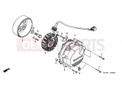 HONDA VFR8008 VFR 2008 E-8 GENERATOR