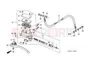 HONDA VFR8008 VFR 2008 F-6 CLUTCH MASTER
