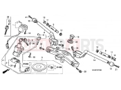 HONDA VFR8008 VFR 2008 F-7 STEERING BAR PIPE / UPPER BRIDGE