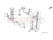HONDA VFR8008 VFR 2008 F-13 REAR MASTER CYLINDER