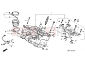 HONDA VFR800FIY VFR 2000 E-2-1 REAR CYLINDER HEAD