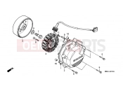 HONDA VFR800FIY VFR 2000 E-7 GENERATOR