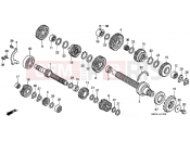 HONDA VFR800FIY VFR 2000 E-13 TRANSMISSION