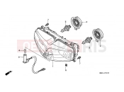 HONDA VFR800FIY VFR 2000 F-1 HEADLIGHT