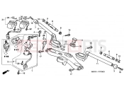 HONDA VFR800FIY VFR 2000 F-7 STEERING BAR PIPE / UPPER BRIDGE