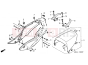 HONDA VFR800FIY VFR 2000 F-19 REAR ENGINE COVER