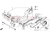 HONDA VFR800FIY VFR 2000 F-25 SWING ARM