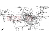 HONDA VFR800A4 VFR-ABS 2004 E-2 HENGERFEJ (ELEJE)
