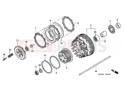 HONDA VFR800A8 VFR-ABS 2008 E-6 CLUTCH
