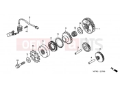 HONDA VFR800A8 VFR-ABS 2008 E-7 IGNITION DISTRIBUTOR GENERATOR