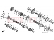 HONDA VFR800A8 VFR-ABS 2008 E-14 TRANSMISSION