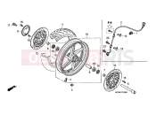 HONDA VFR800A8 VFR-ABS 2008 F-12 FRONT WHEEL