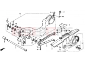 HONDA VFR800A8 VFR-ABS 2008 F-26 SWING ARM